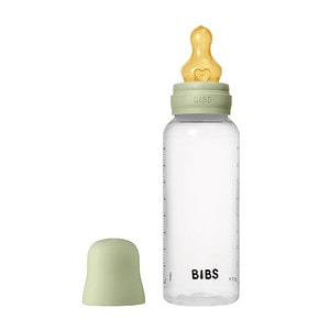 BIBS Biberon Lapte Anticolici PP-Tetina Latex- Set complet Sage, 270 ml