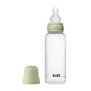 BIBS Biberon Lapte Anticolici PP-Tetina Silicon- Set complet Sage, 270 ml