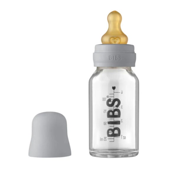 bibs-biberon-sticla-lapte-anticolici-set-complet-cloud-110-ml-o34847-farmacia-morpheus BIBS Biberon sticla lapte anticolici - Set complet Cloud, 110 ml