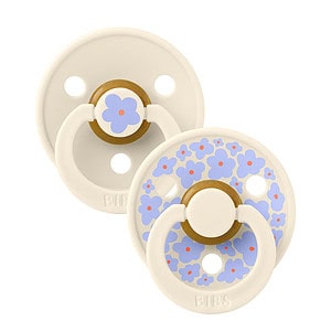 BIBS Studio Set 2 Suzete Colour Jasmin Ivory Mix, 0-6Luni (Size 1), Latex