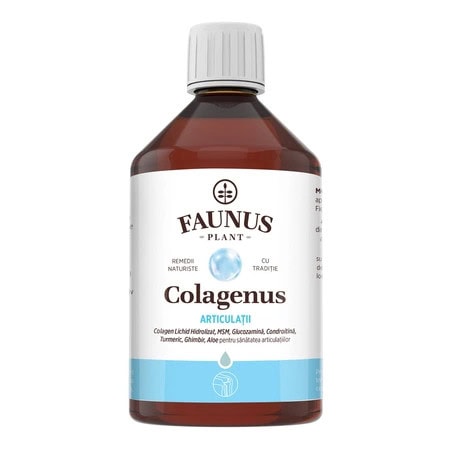 Colagen lichid hidrolizat pentru muschi si ligamente Colagenus Articulatii, 500 ml, Faunus Plant