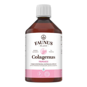 Colagen lichid hidrolizat pentru par, piele si unghii Colagenus Frumusete, 500 ml, Faunus Plant
