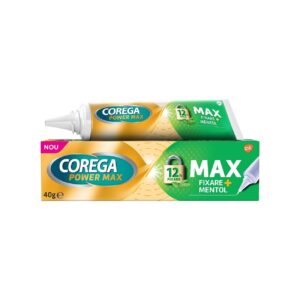 Crema Adeziva Pentru Proteza Dentara Max Fixare + Mentol Corega, 40 g, Haleon