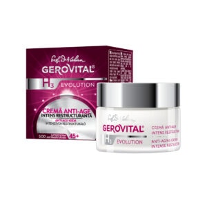 Crema Anti-Age Intens Restructuranta 45+ H3 Evolution, 50 ml, Gerovital