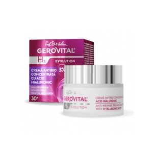 Crema Antirid Concentrata cu Acid Hialuronic H3 Evolution, 50 ml, Gerovital