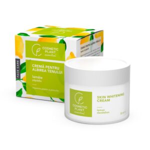 Crema Pentru Albirea Tenului cu Extract de Lamaie si Papadie, 50 ml, Cosmetic Plant