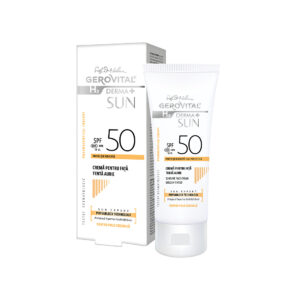 Crema Pentru Fata SPF 50 Tenta Aurie H3 Derma+ Sun, 50 ml, Gerovital