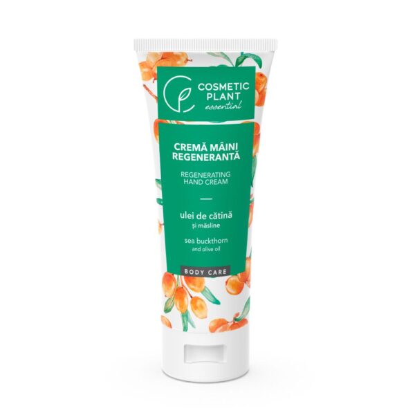Cremă Pentru Mâini Cu Ulei De Catina , Emolientă-Regenerantă Essential, 100 ml, Cosmetic Plant