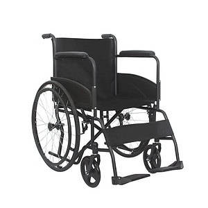 Fotoliu Rulant Scaun Rotile Transport Pacienti, Pliabil, KY875-A-46/100 kg