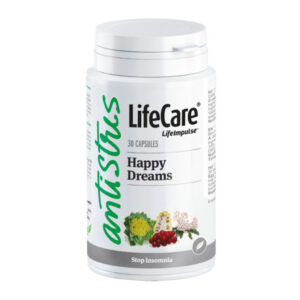 Happy Dreams, cu Schizandra, Noni, Rhodiola si Valeriana, 30 Capsule, Life Care