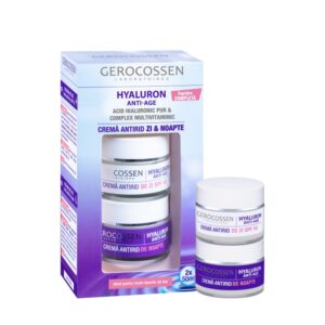 Hyaluron Set Crema Antirid Zi+Noapte 50 ml, Gerocossen