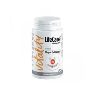 MagneBeHappy, cu Magneziu si Vitamina B6, 30 Capsule, Life Care