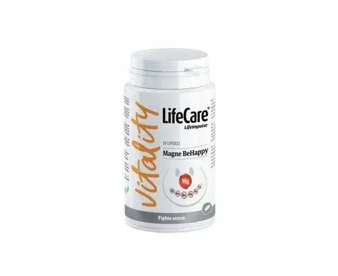 MagneBeHappy, cu Magneziu si Vitamina B6, 30 Capsule, Life Care