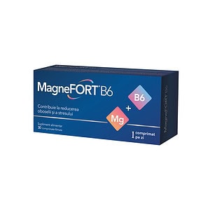 Magnefort B6, 30 Comprimate, Biofarm