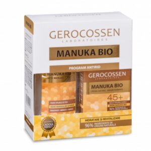 Pachet Crema Antirid Riduri Formate +45, 50 ml + Apa Micelara 300 ml Manuka Bio, Gerocossen