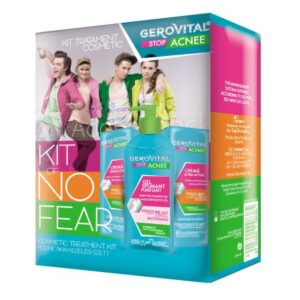 Pachet Stop Acnee Gel Spumant Purifiant, 150 ml + Crema-gel Sebum Control, 50 ml + Crema Ultra-activa, 15 ml, Gerovital