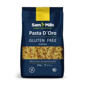 Pasta D' Oro din Porumb Melcisori Fara Gluten 500 gr, Sam Mills