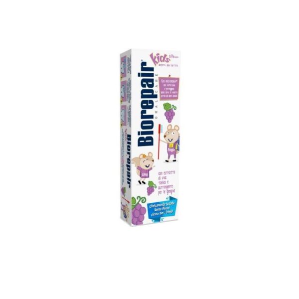 pasta-de-dinti-cu-extract-de-struguri-kids-0-6-ani-50-ml-biorepair-o20957-farmacia-morpheus Pasta de Dinti cu Extract de Struguri Kids, 0-6 ani, 50 ml, Biorepair