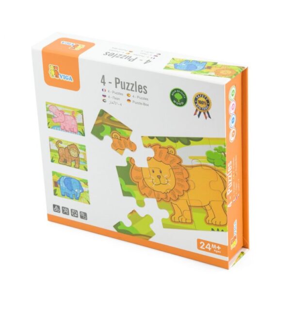 puzzle-conectabil-4-in-1-jungla-viga-o38077-farmacia-morpheus Puzzle Conectabil 4 in 1 - Jungla, Viga