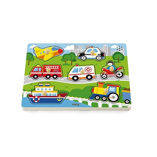 Puzzle cu Sunete - Mijloace de Transport, Viga