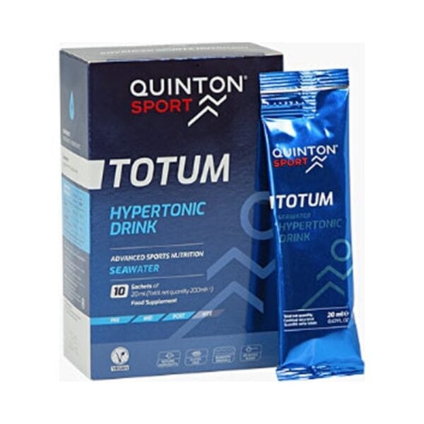 QUINTON Totum Sport Hypertonic Seawater Electrolytes, 10 Plicuri