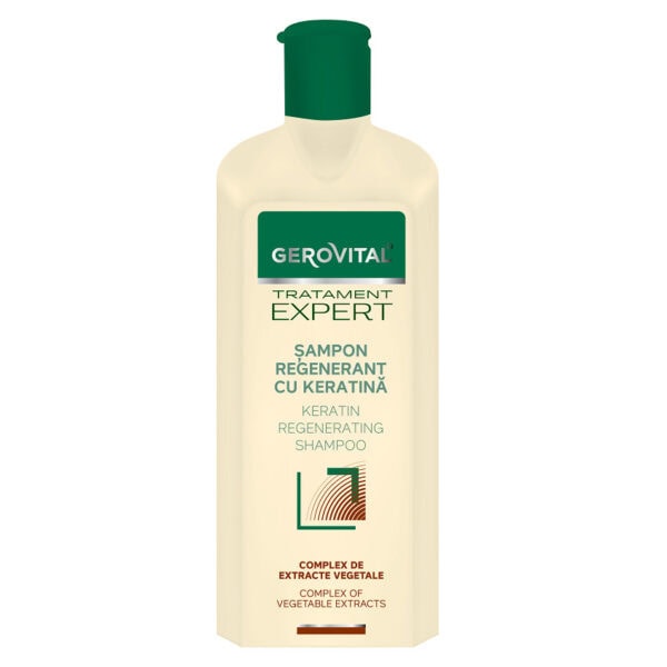Sampon Regenerant cu Keratina Tratament Expert, 250 ml, Gerovital