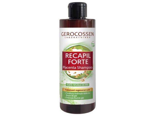 Sampon Tratament Regenerare Par cu Placenta Recapil Forte, 400 ml, Gerocossen