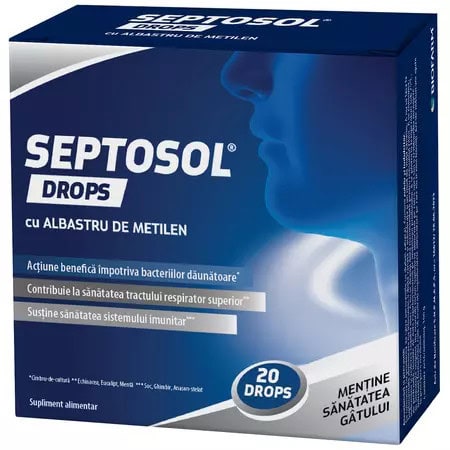 septosol-cu-albastru-de-metilen-20-dropsuri-biofarm-o35163-farmacia-morpheus Septosol cu albastru de metilen, 20 dropsuri, Biofarm