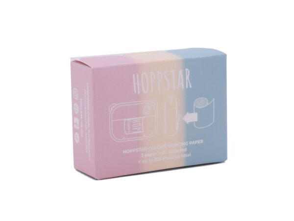 Set 3 role hartie termica Color pentru imprimare poze, Hoppstar