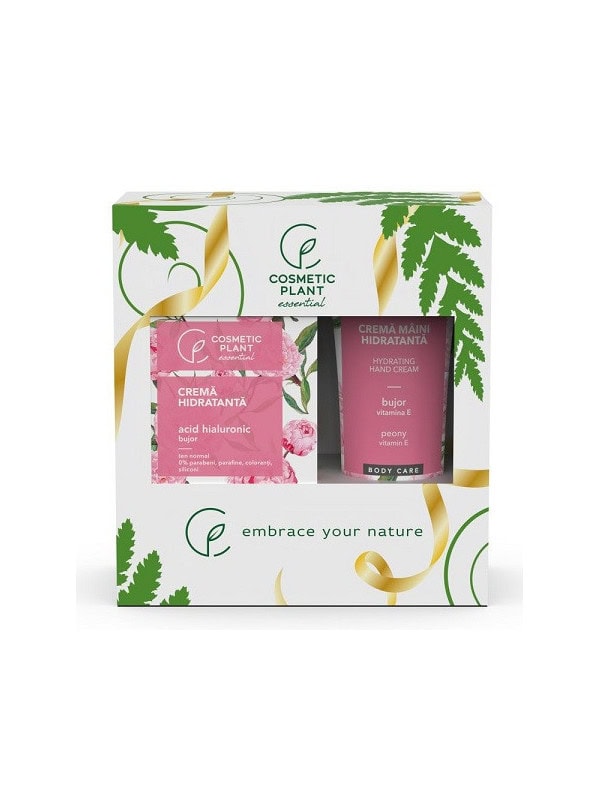 set-cadou-essential-crema-hidratanta-bujor-50-ml-crema-maini-bujor-100-ml-cosmetic-plant-o29601-farmacia-morpheus Set Cadou Essential Crema Hidratanta Bujor 50 ml + Crema Maini Bujor 100 ml, Cosmetic Plant