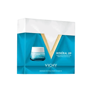 VICHY Pachet crema intens hidratanta 100H pentru tenul uscat Mineral 89, 50 ml