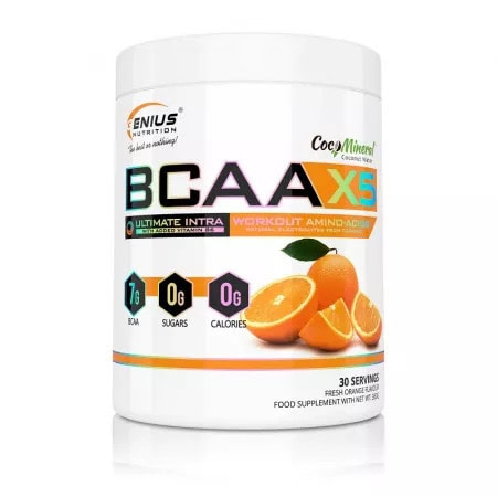 bcaa-x5-orange-360-g-genius-nutrition-o38228-farmacia-morpheus BCAA-X5 Orange, 360 g, Genius Nutrition