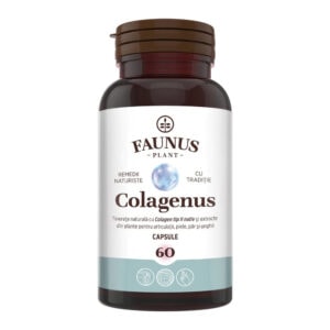 Colagen Tip 2 Pentru Articulatii, Oase, Piele si Par, Colagenus, 60 Capsule, Faunus Plant