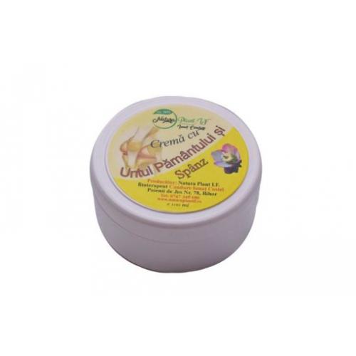 Crema Untul Pamantului si Spanz, 100 ml, Natura Plant