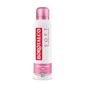 Deodorant Spray Soft Active Crystal Talc, 150 ml, Borotalco