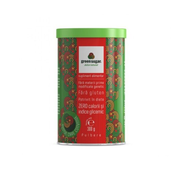 Farmacia Morpheus - Green Sugar Cutie cu Green Sugar, îndulcitor natural, 300 g, Remedia.