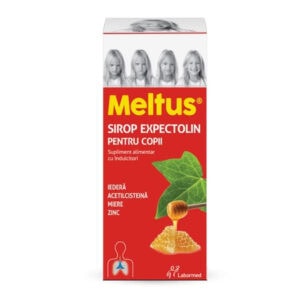 Sirop cu Miere, Iedera, Zinc si Acetilcisteina Meltus Expectolin, 100 ml, Labormed