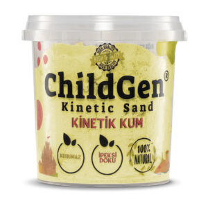 Nisip Kinetic Magic, Galben, 500 g, ChildGen