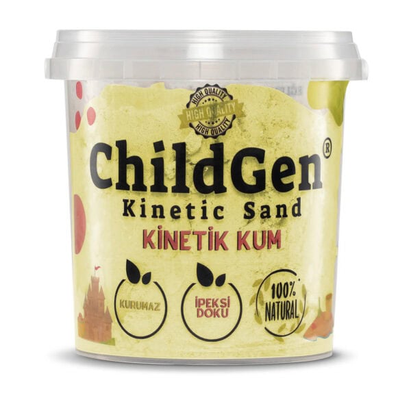 Nisip Kinetic Magic, Galben, 500 g, ChildGen