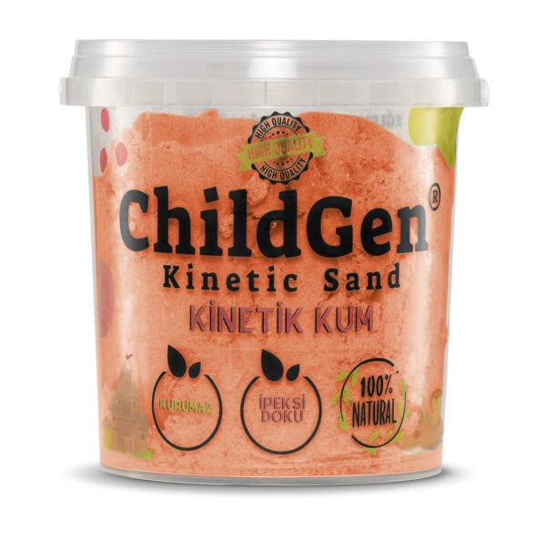Nisip Kinetic Magic, Portocaliu, 500 g, ChildGen
