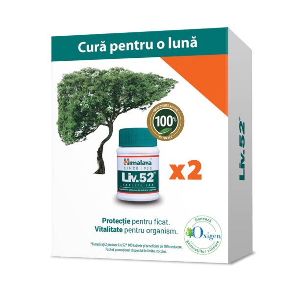 Pachet Liv 52, 100+100 Tablete, Himalaya