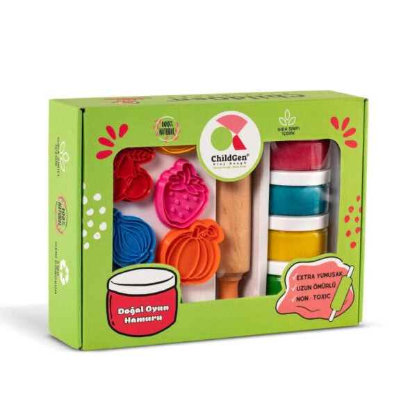 Plastilina Play Dough Set Premium, Fructe si Legume, ChildGen