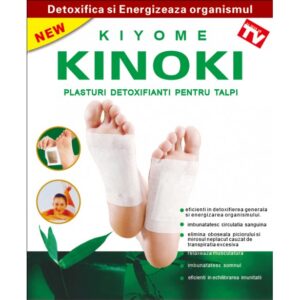 Plasture Detoxifiant Kinoki 6 x 8 cm, 10 Bucati, Naturalia Diet