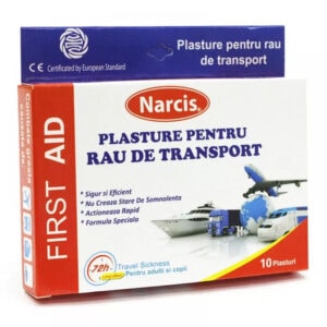 Plasturi Pentru Rau de Transport, 10 Bucati, Narcis