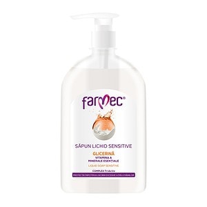 Sapun Lichid cu Glicerina Sensitive, 500 ml, Farmec