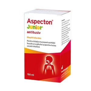 Sirop Antitusiv Aspecton Junior, 100 ml, Krewel