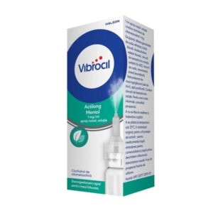 Vibrocil Actilong Mentol, 1 mg/ml spray nazal, soluţie, 10 ml, Haleon