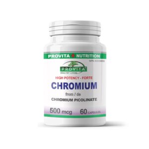 Chromium, 60 Capsule, 500 mg, Provita