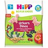 Dinos cu Cereale Bio Merisoare si Coacaze Negre, +1 Ani, 30 g, Hipp