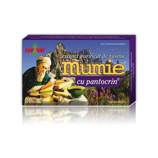 extract-purificat-de-rasina-mumie-cu-pantocrin-30-tablete-damar-o35182-farmacia-morpheus Extract Purificat de Rasina Mumie cu Pantocrin, 30 Tablete, Damar